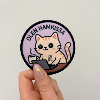 HAMKISSA haalarimerkki